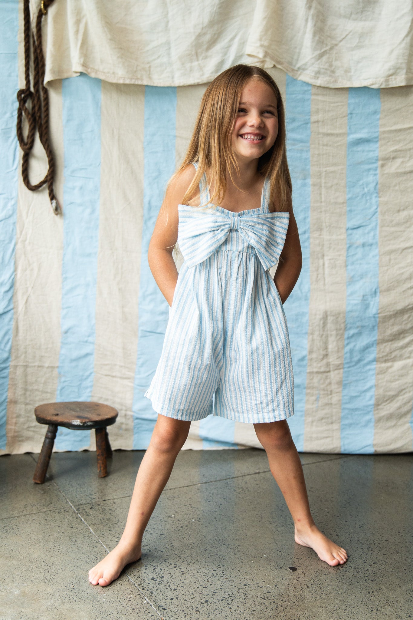 Bonnie Jumpsuit-Stripe