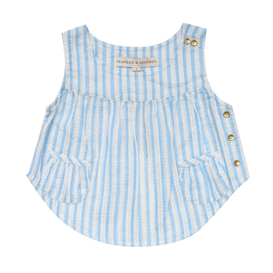 Emmie Top-Stripe Print