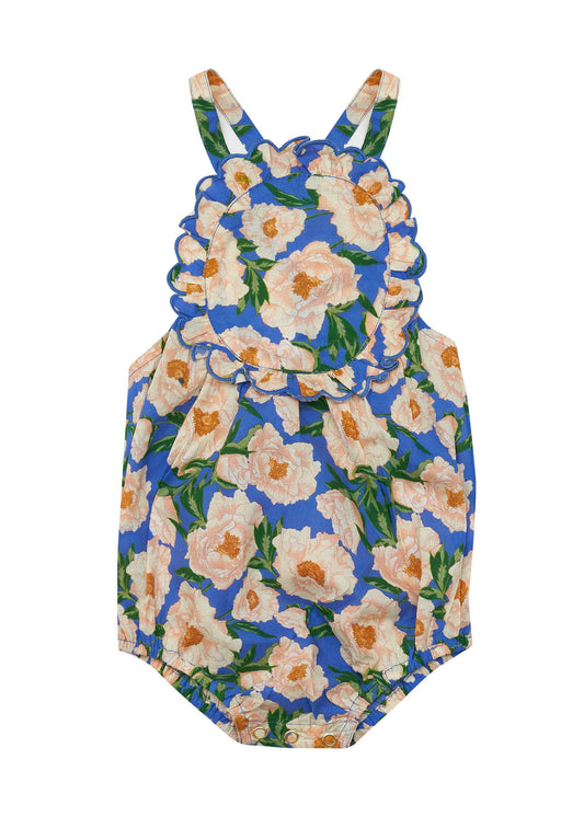 Freya Romper-Soirée Bouquet Bondi Blue