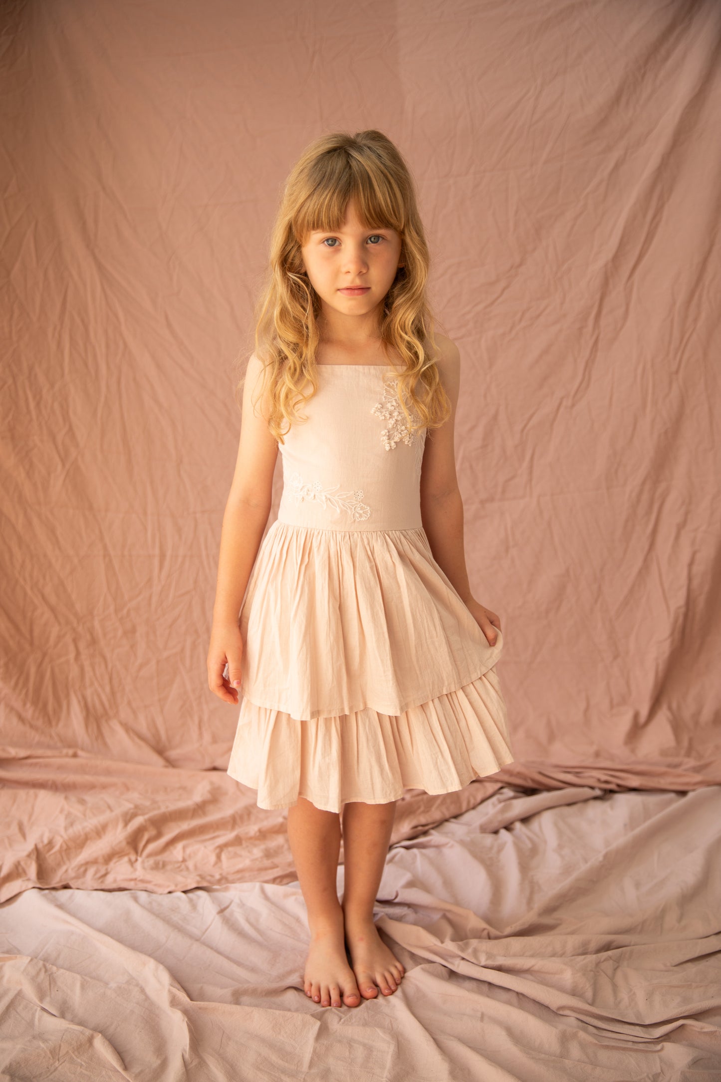 Gabriella Dress-Almond