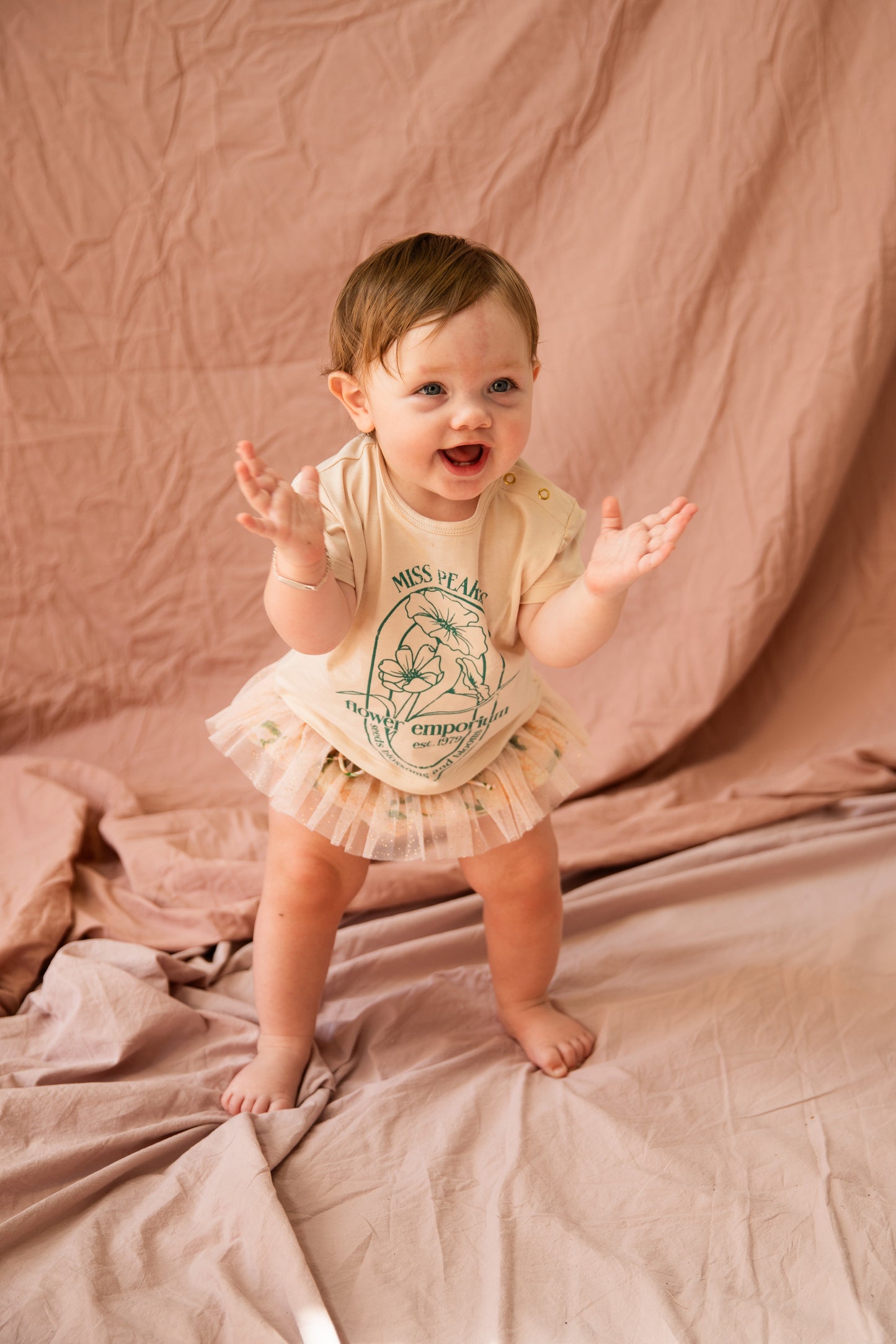 Baby Kate T-Shirt- Almond Flour