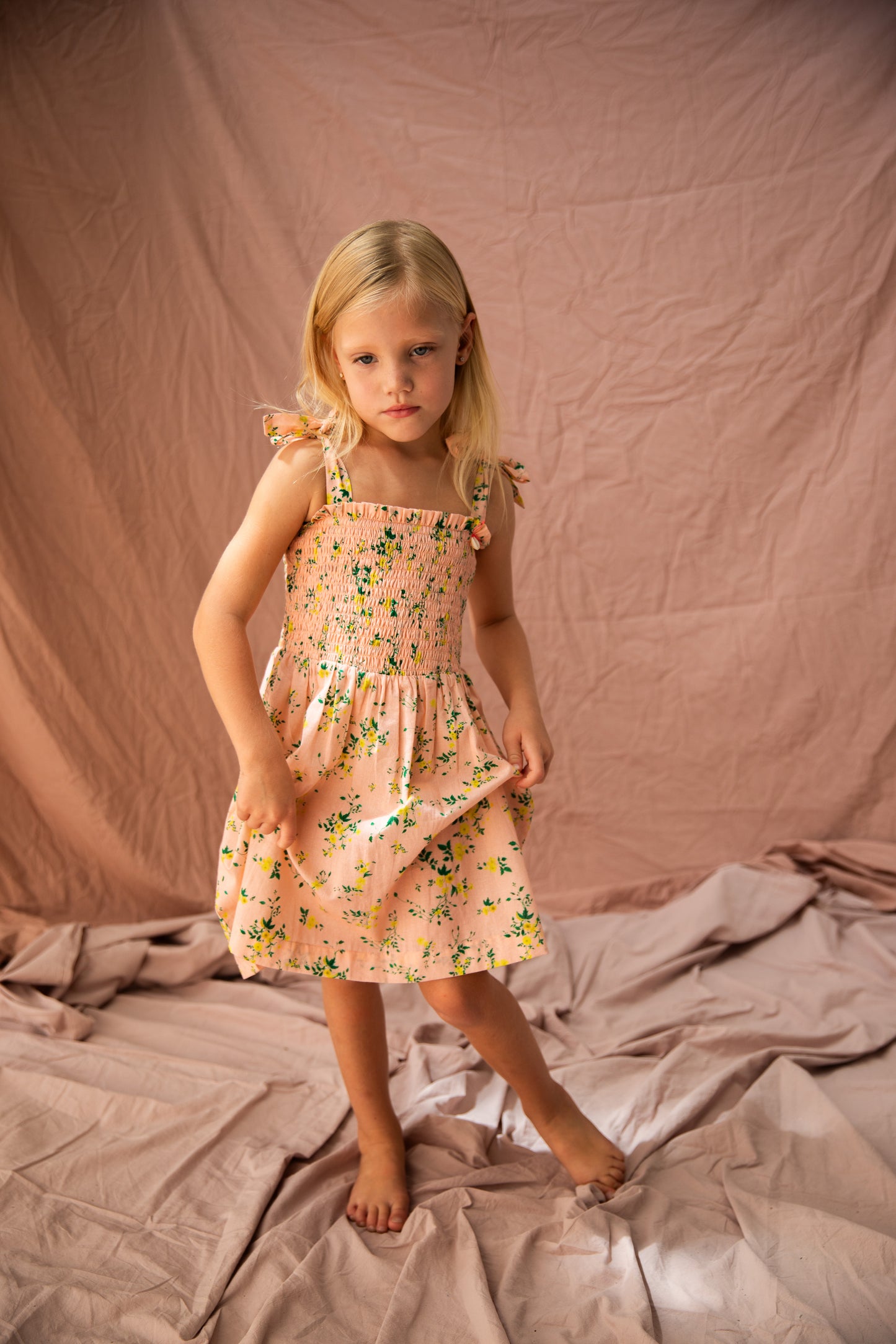 Nora Dress-Picnic Blooms