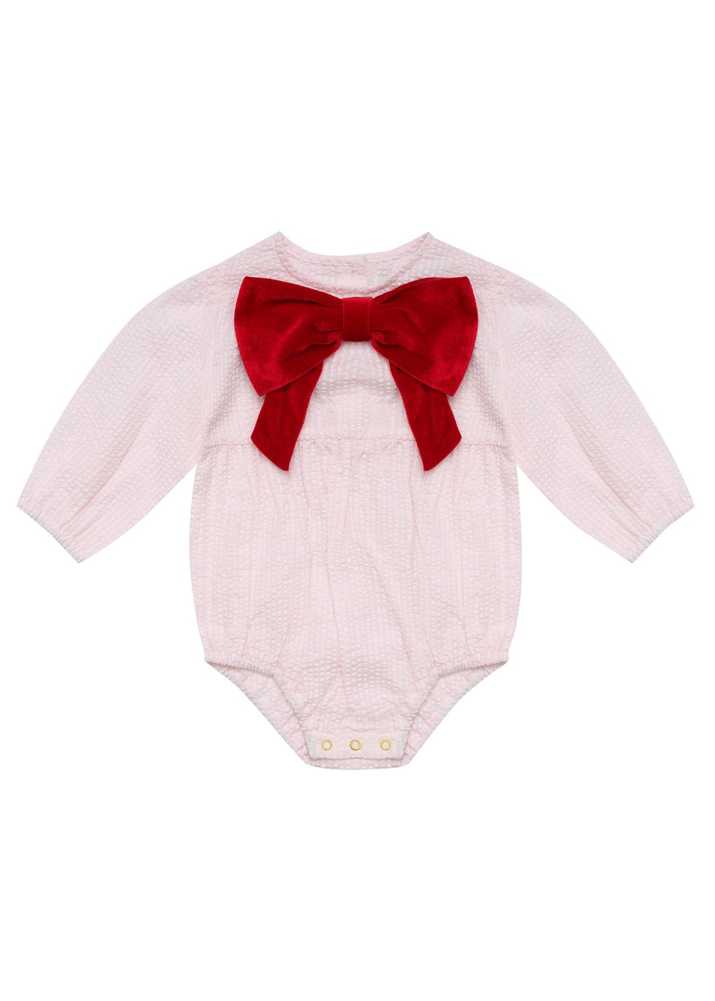 Pudding Romper-Pink Candy