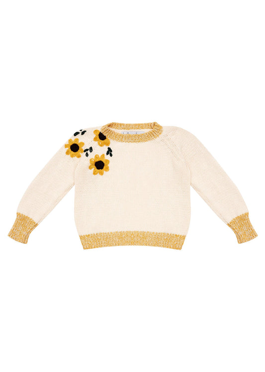 Dahlia Knitted Jumper - Rice