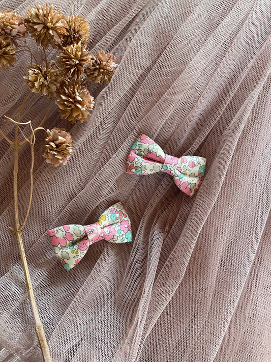 Bow Clips - Liberty Betsy Ann Pink