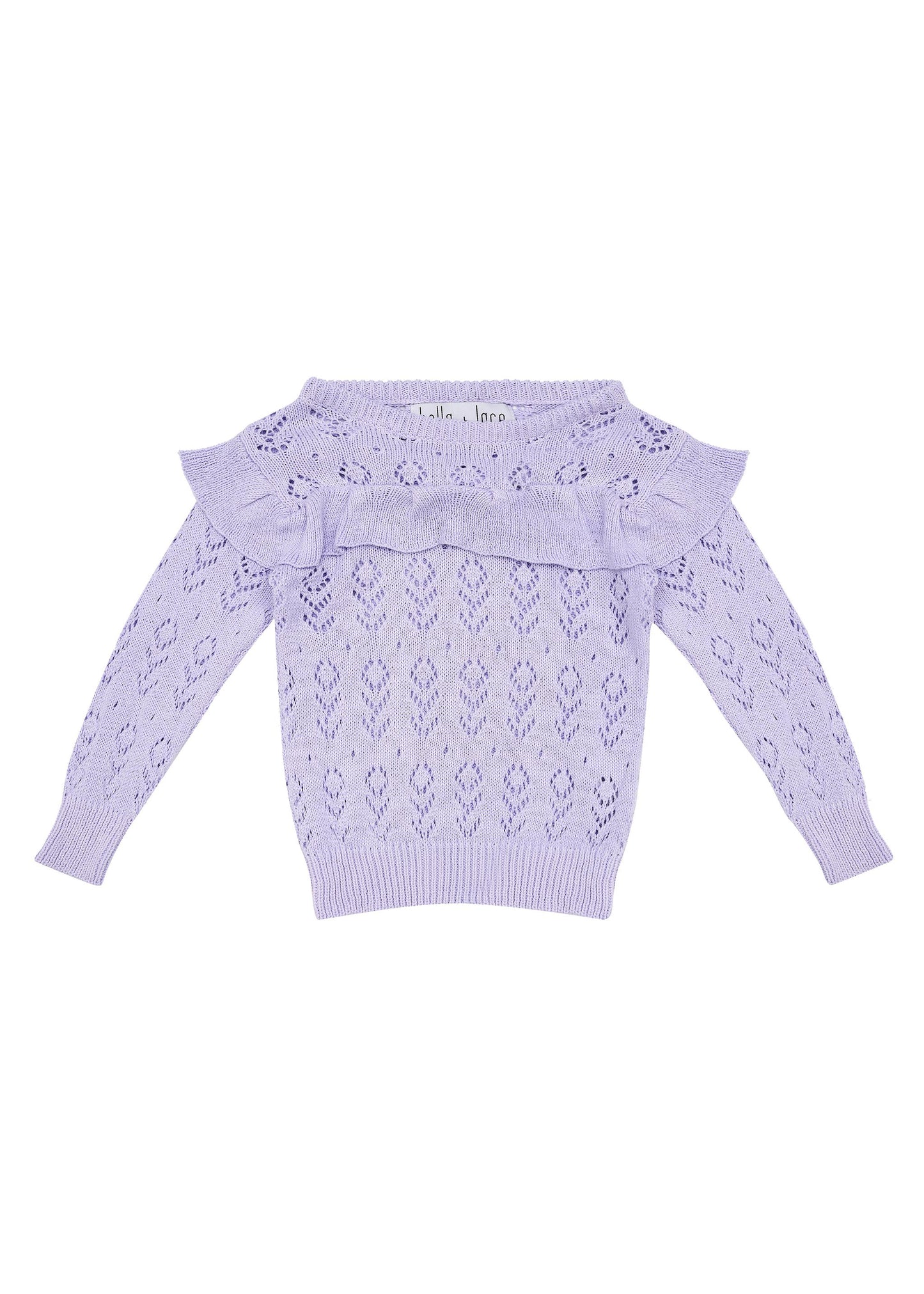 Lilac Knitted Top - Lavender Fields