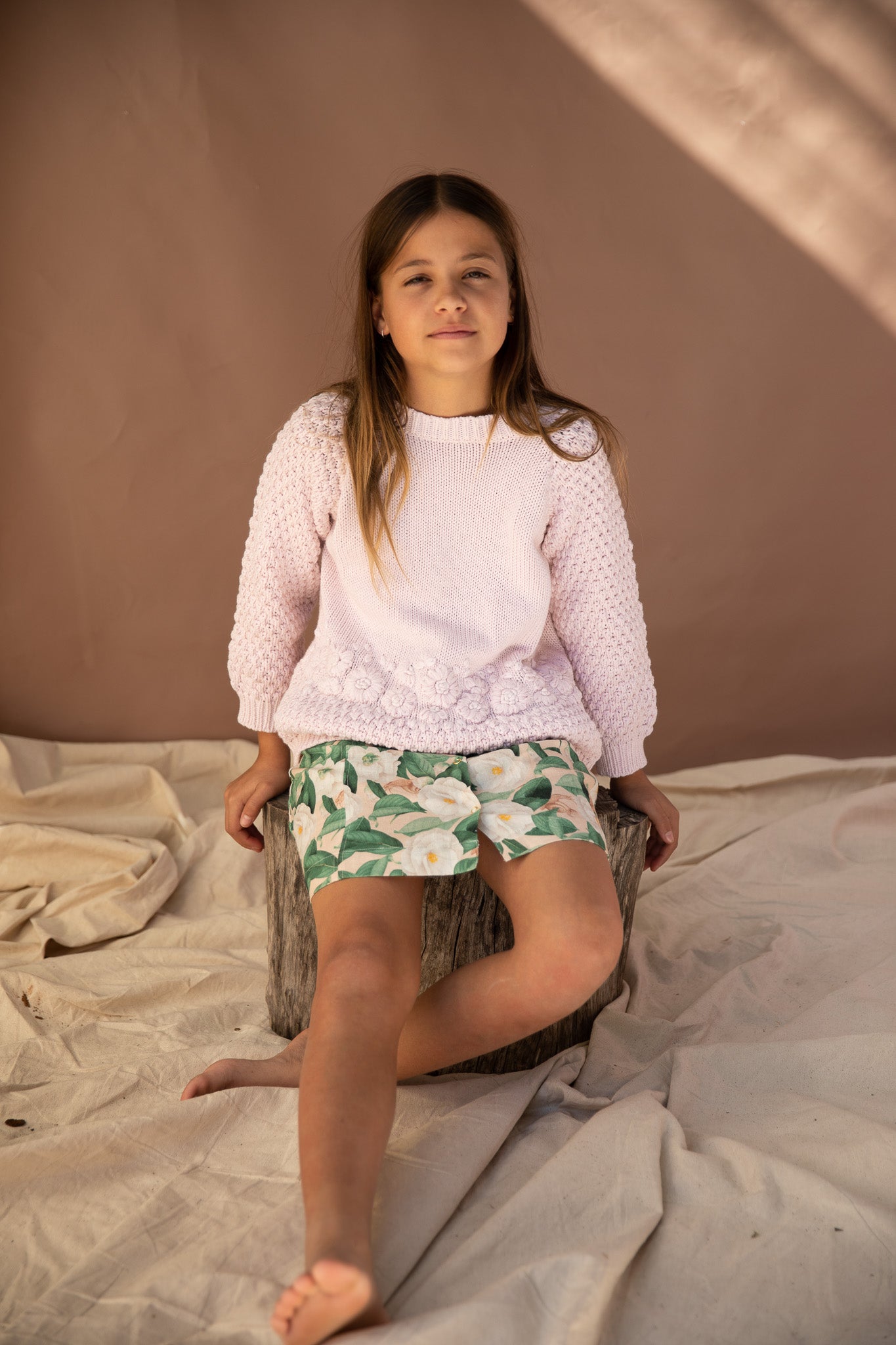 Marigold Knitted Jumper - Coconut Ice