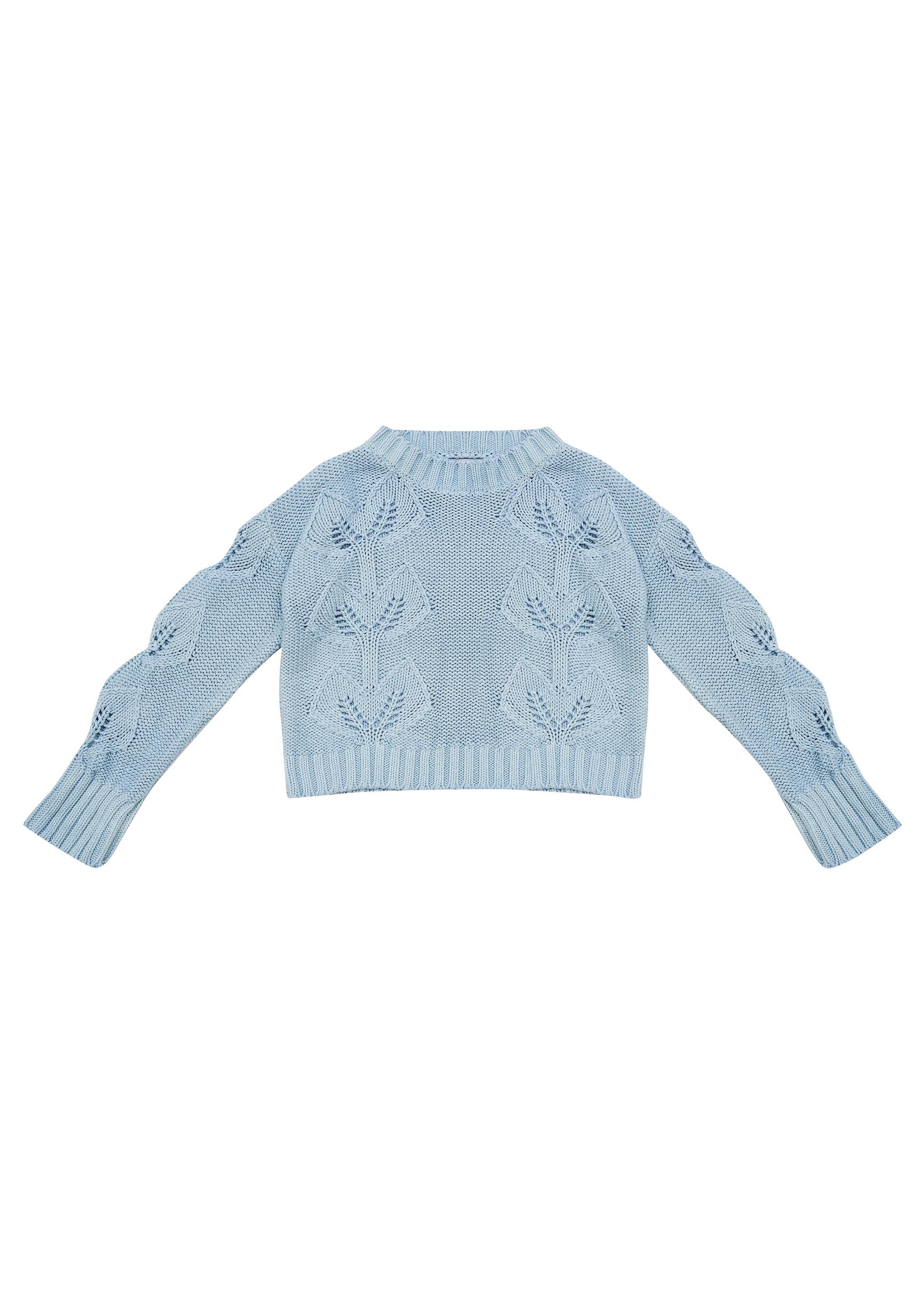 Baby blue knitted on sale jumper