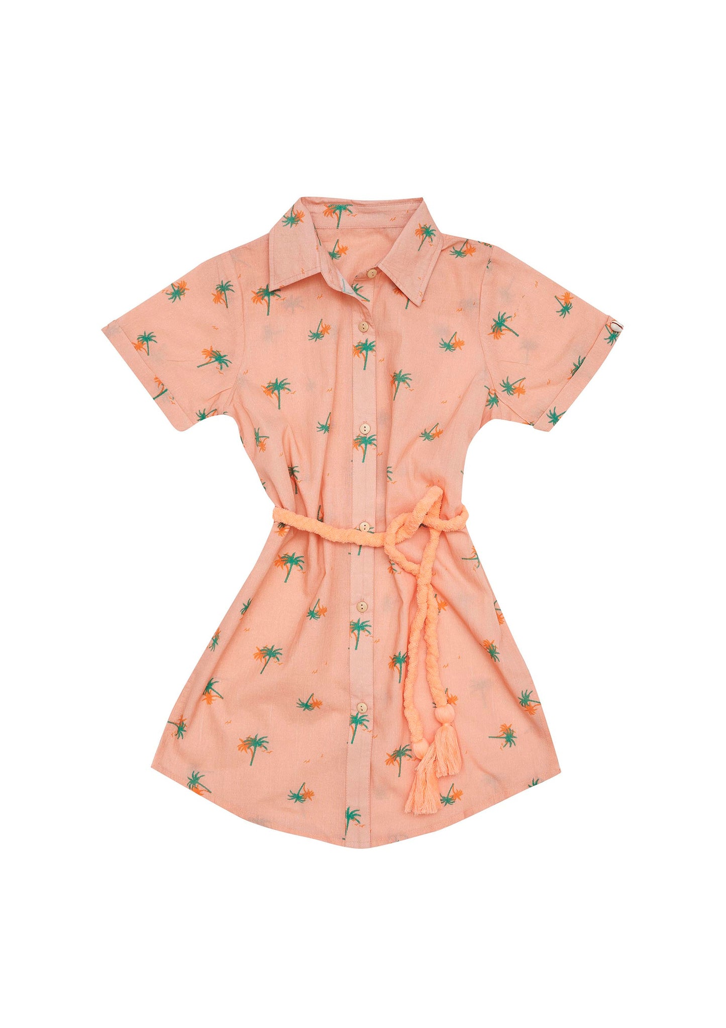 Mira Dress - Tropical Peach Day Dream