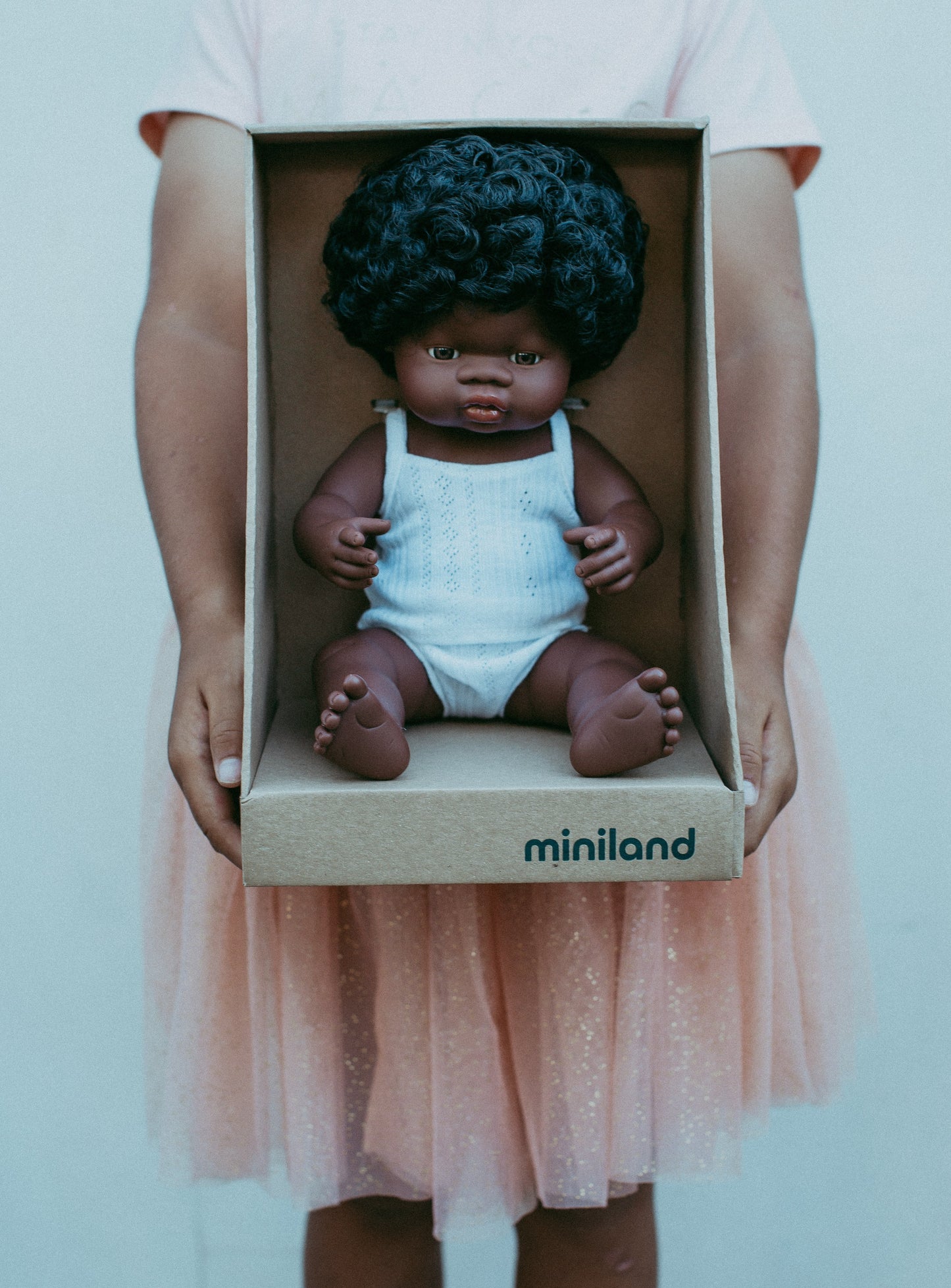 Miniland Doll African Girl 38cm