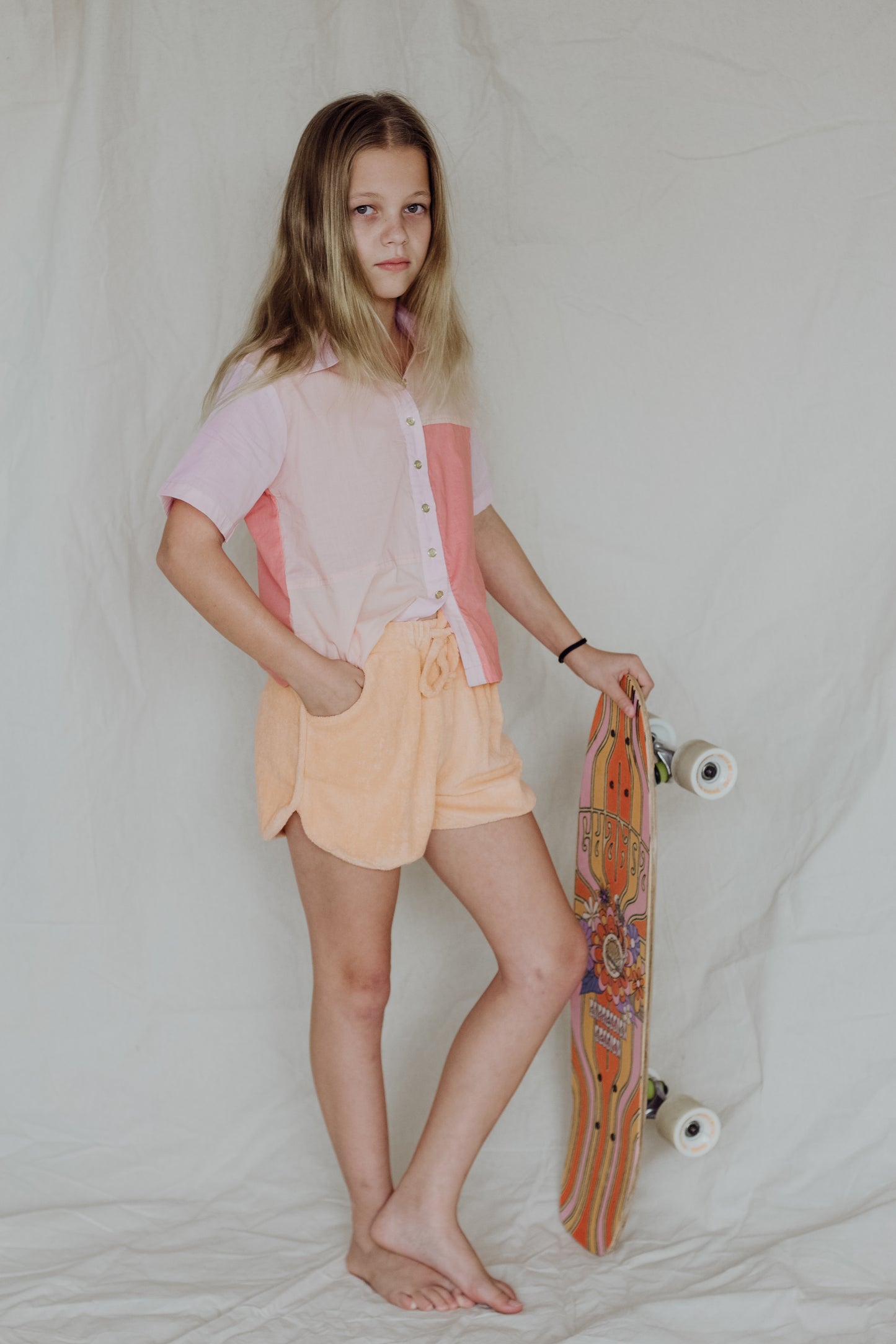 Sophie Shirt-Apricot Blush