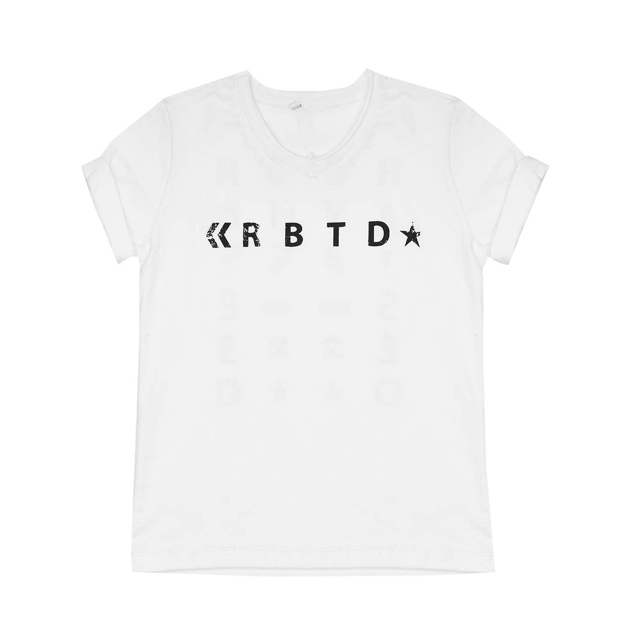 RBTD V-Neck T-Shirt - White Sand