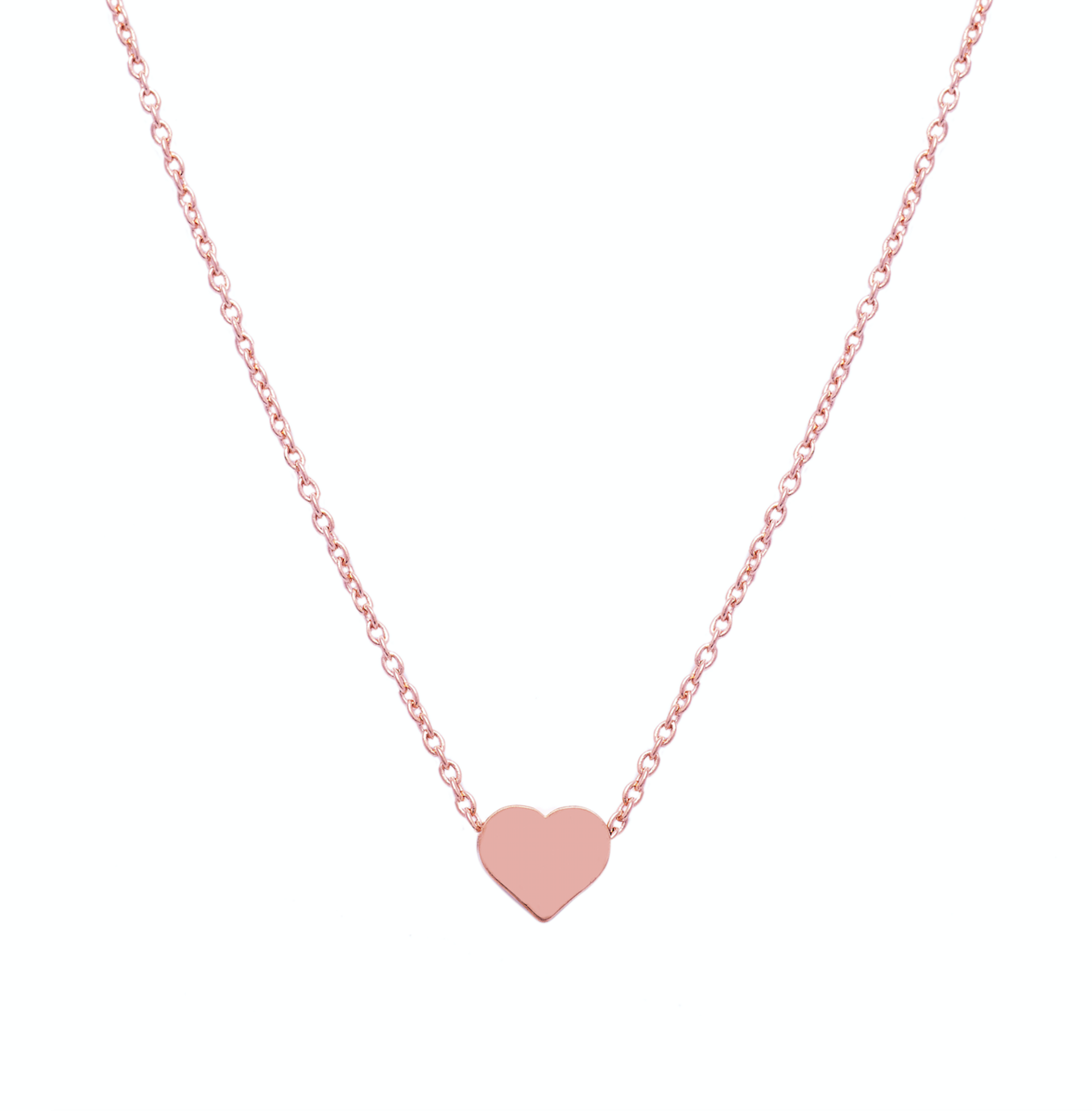 Heart Necklace - Rose