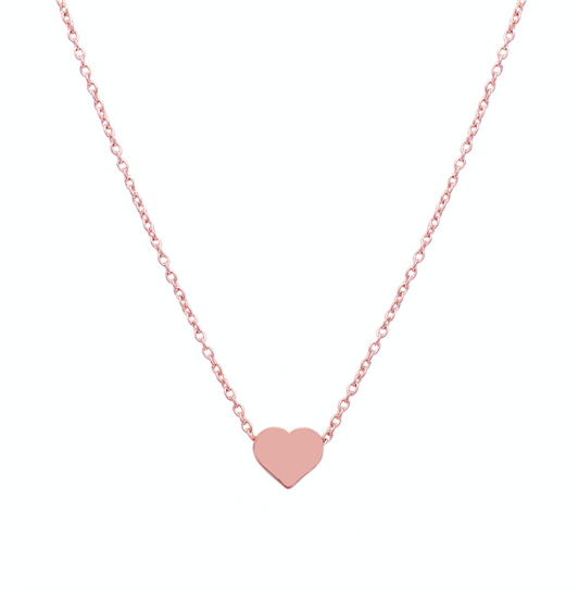 Heart Necklace - Rose