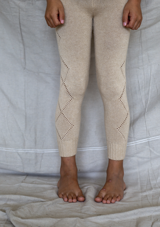 Knitted Leggings - Pumpkin Soup – Bella and Lace