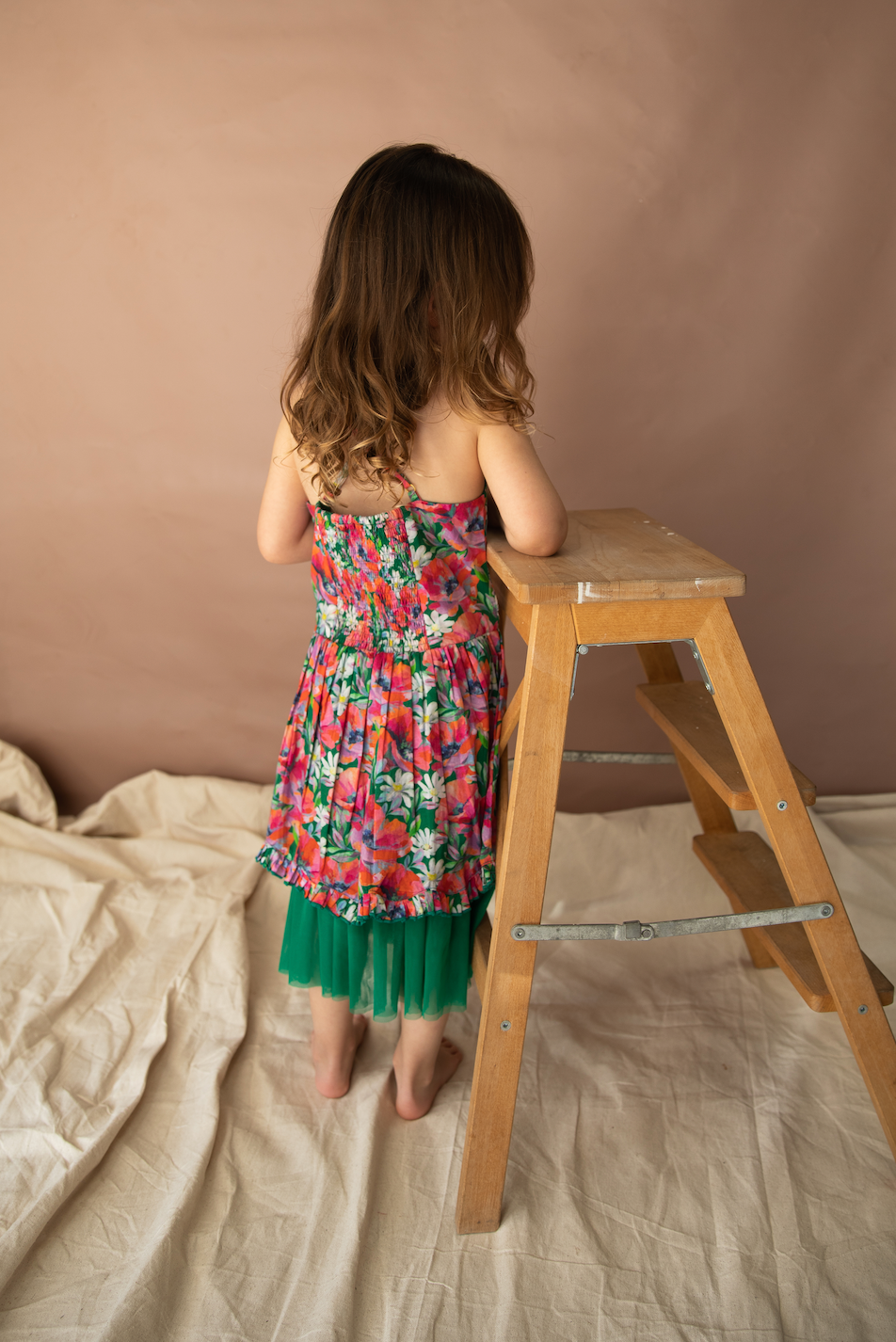 Annabelle Dress - Foliage - Summer Field